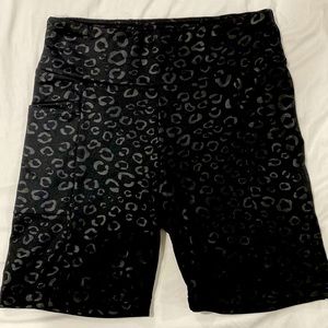 Cheetah print, biker shorts